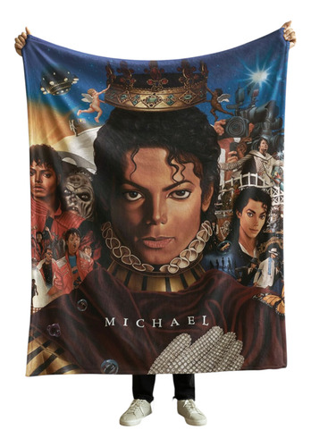 Cobija Frazada Manta Suave Yo Soy La Loca De Los Perros Michael Jackson Frazada Ligera 110x160cm