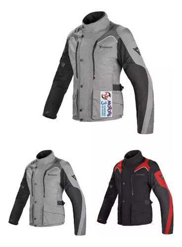 Jm Campera Dainese Tempest D-dry Turismo C/membrana Grey Red