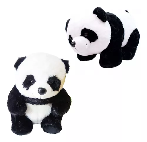 Kit 4 Bichinhos De Pelúcia 18cm PANDA - Meu Pet - Estilo e Conforto