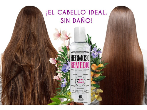 Imagen 7 de 10 de Serum Capilar Oleo Termo Protector Con Aceite Argán 7 En 1
