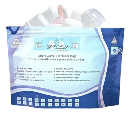 Bolsa Esterilizadora De Microondas (para Pezones, Biberones