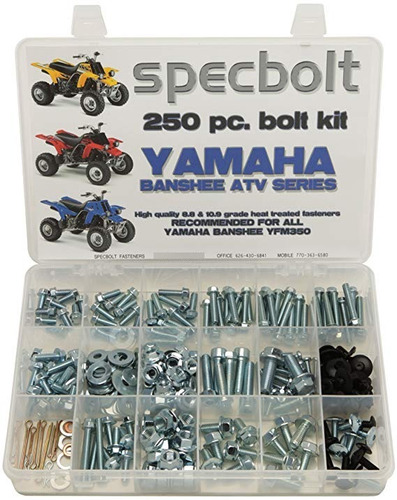 Kit 250pc Specbolt Yamaha Banshee Perno Para El Mantenimient