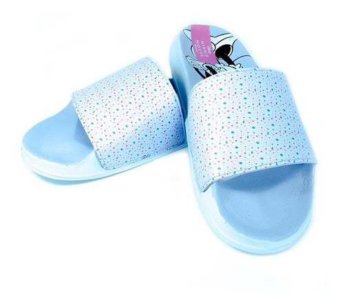 Imagen 3 de 4 de Sandalias Mkacss22043celeste Celeste Disney Moletto