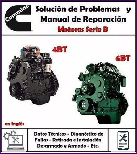 Manual Motor Cummins 4bt Y 6bt 39 Y 59 Ford Cargo 815