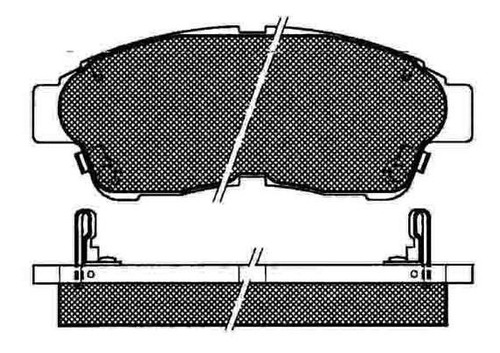 Pastilla De Freno Toyota Carina 93/94 Delantera