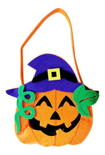 Bolsa Para Dulces - Calabaza Gorro Morado - Halloween - Teem