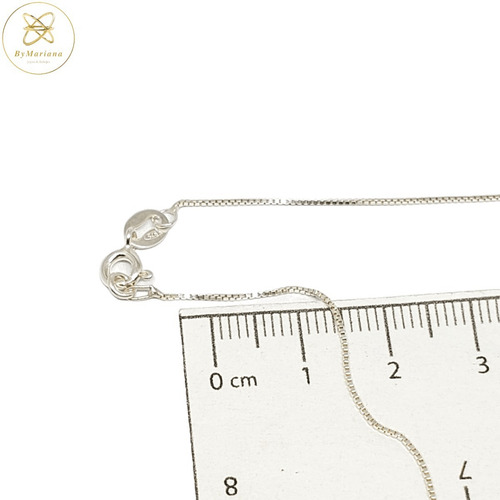 Imagen 3 de 4 de Cadena Plata Veneciana X 45 Cm