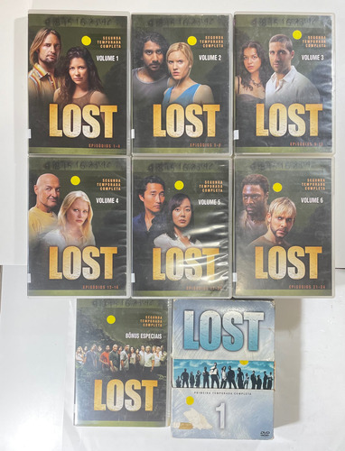 Lost - Primeira E Segunda Temporada Completas Dvd