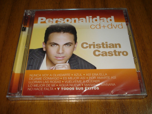 Cd+dvd Cristian Castro / Personalidad - Exitos (nuevo)