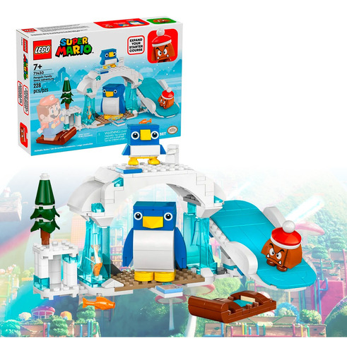 Lego Super Mario Set Aventura En La Nieve Familia Pingüino 228 Familia Pinguino / Gomba