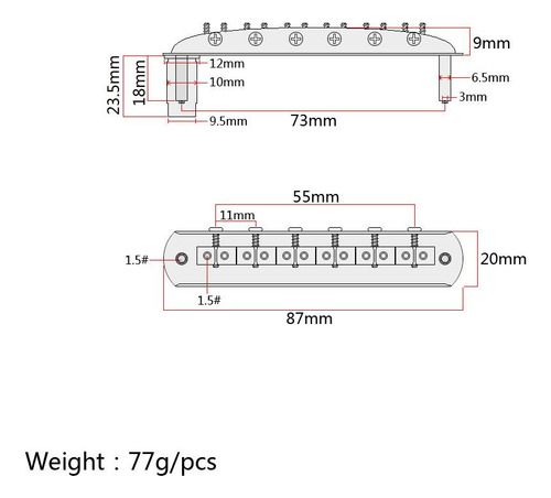 Piezas De Guitarra Puente De Silla De Para Guitarra