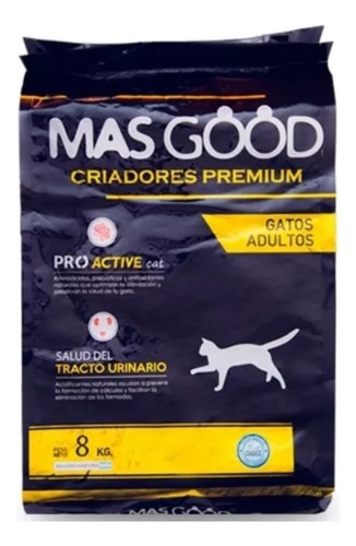 Alimento Gato Mas Good Premium, Criadores Premium 8kg