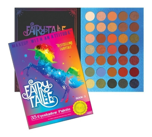 Paleta De 35 Sombras Fairy Tale Book 3 Rude Cosmetics 