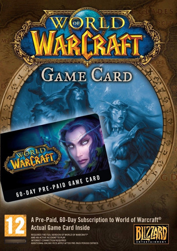Suscripción World Of Warcraft 60 Días ( Server: Americano )