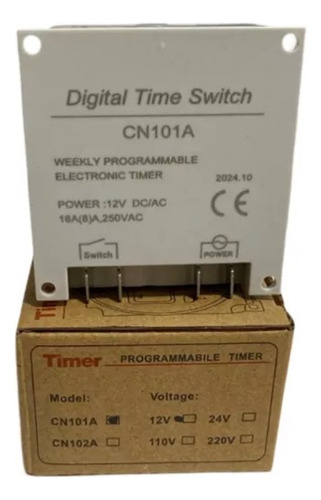 Timer Temporizador Digital E Solar 220v 16a Com Display