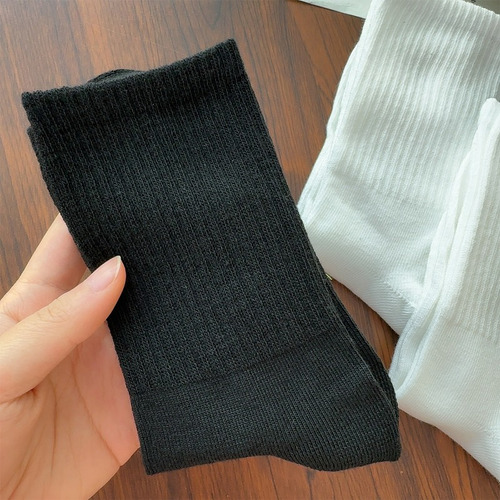 Calcetines De Algodón Para Hombre, Transpirables, De Tubo Me