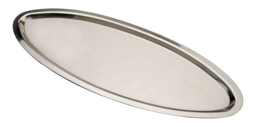 Bandeja Oval Para Tira De Asado Oval Acermel Acero Inox