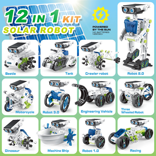 ... Kit De Brinquedos Educativos Science Solar Robot Para Cr