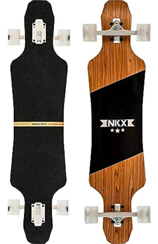 Nkx Fearless Complete Longboard Cruiser Skateboard
