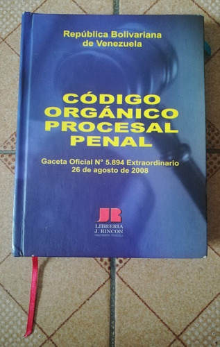 Libro Código Orgánico Procesal Penal
