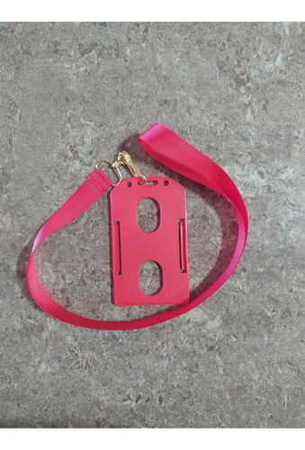 Cinta Y Porta Carnet En Pvc (20 Unidades) Cancamo Plástico