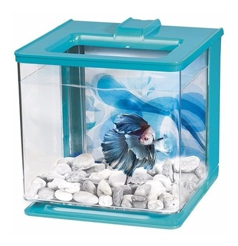 Acuario Betta Ez Care 2.5 Litros Azul - Peces- Acuario