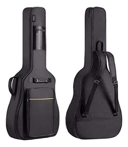 Cahaya 41 Inch Acoustic Guitar Bag 0.35 Inch Thick Padding W