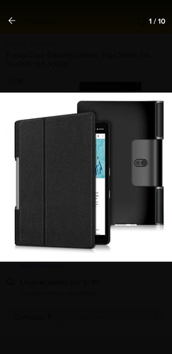 Imagen 7 de 7 de Funda Bookcover Lenovo Yoga Smart Tab 10.1 (yt-x705f)