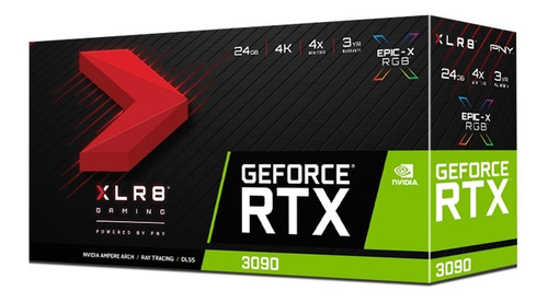 Imagen 7 de 8 de Pny Geforce Rtx 3090 24gb Xlr8 Gaming Epic-x Rgb Triple Fan