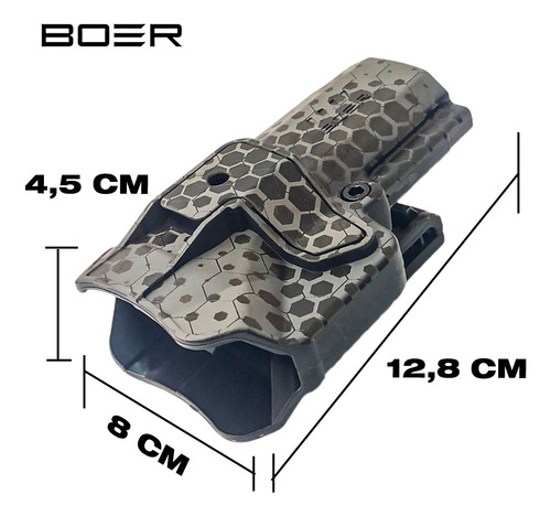 Kit Funda Pistolera Bersa Porta Cargador Simple Muslera 2 T