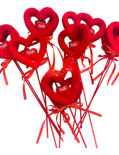 12 Stick Corazon Doble Plumavit San Valentin Diseños Varios