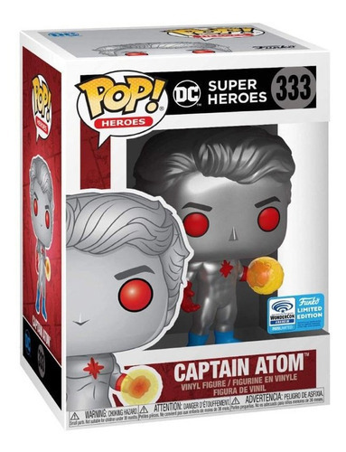 Funko Pop Captain Atom Capitán Átomo 333 Limited Edition