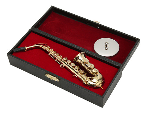 Mini Decoração De Ornamento De Saxofone Alto Em Miniatura Fe