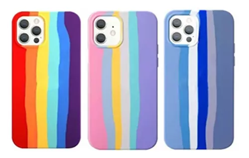 Funda The iCase Silicona Borde Cámara Para iPhone 12 Pro Max Azul - The  iCase