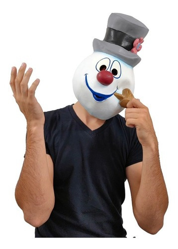 Mascara De Hombre De Nieve Frosty Para Navidad Ghoulish