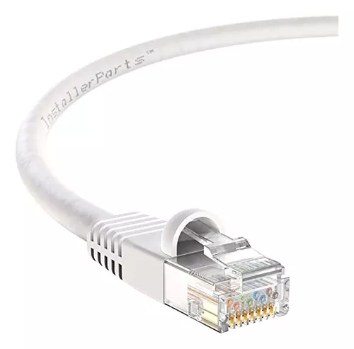 Cmple Cable Ethernet Cat6 de 10 Gbps – Cable de red de computadora con  conectores RJ45 chapados en oro, cable LAN Ethernet de red Cat6 de 550 MHz
