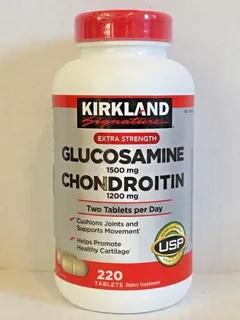 Glucosamina 1500mg & Condroitrina 1200mg Kirkland 220tabls