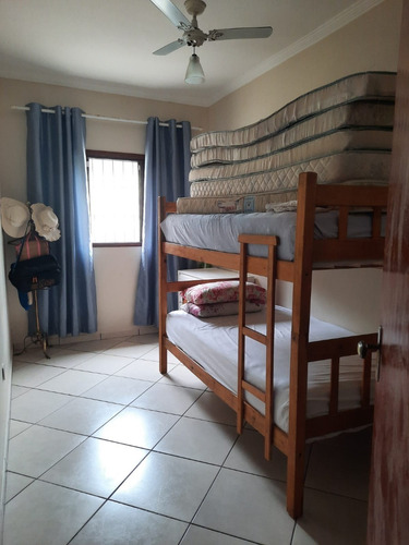 Imagem 11 de 22 de Casa Com Piscina, À 100 Metros Do Mar, No Bairro Cibratel 2 Em Itanhaém, Com Churrasqueira