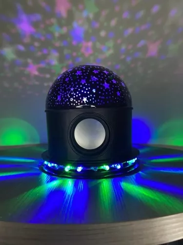 Lámpara Proyector Luces, Estrellas Y Parlante Bluetooth