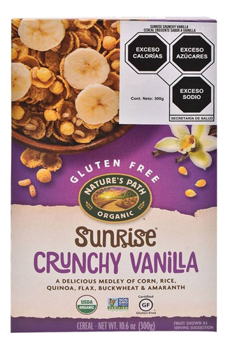 3 Pzas Nuevo Cereal Nature's Path Organic Crujiente Vainilla