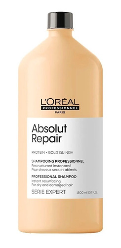 Shampoo Loreal Absolut Repair Lipidium Pelo Seco X 1500ml