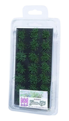 Pasto Vegetacion 10-12 Mm Verde B08 Diorama Arbusto Bushes