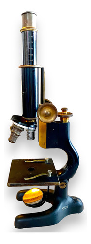Wow Interesante Microscopio Antiguo Bausch & Lomb Año 1918