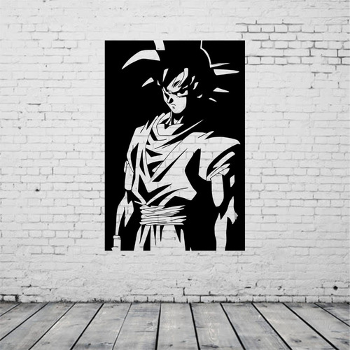 Vinilo Decorativo Autoadhesivo - Dragonball Goku 60x40 Cm