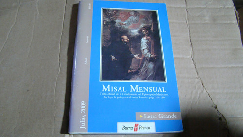 Misal Mensual No. 63 Julio 2009 , 110 Paginas