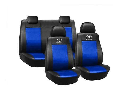 Funda Cubre Asiento Toyota Hilux Etios Corolla Yaris Azul 