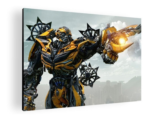 Cuadro Decorativo Mural Moderno Transformers 42x30 Mdf