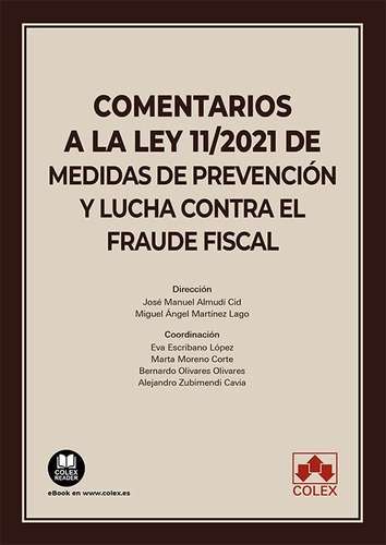 Libro Comentarios A Ley 11/2021 De Medidas Prevencion Y L...