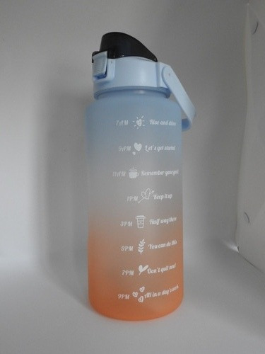 Imagen 3 de 6 de Vaso Motivacional Original 2000 Ml Con Stickers