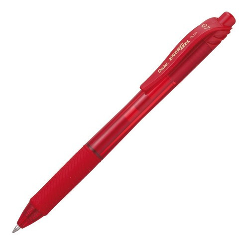 Caneta Pentel Energel Retratil Bl107 0.7mm Vermelha Cor da tinta Vermelho
